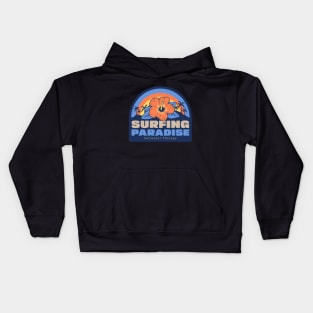 Surfing Paradise Saltwater Therapy Surfing Kids Hoodie
